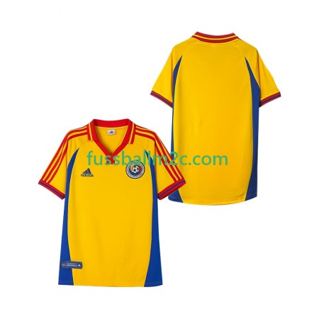 Fußballtrikots Rumänien 2000 Retro Heim Trikotsatz